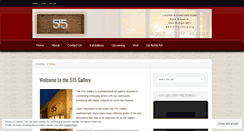 Desktop Screenshot of 515gallery.org